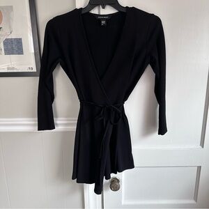 American Apparel Mini Wrap Dress